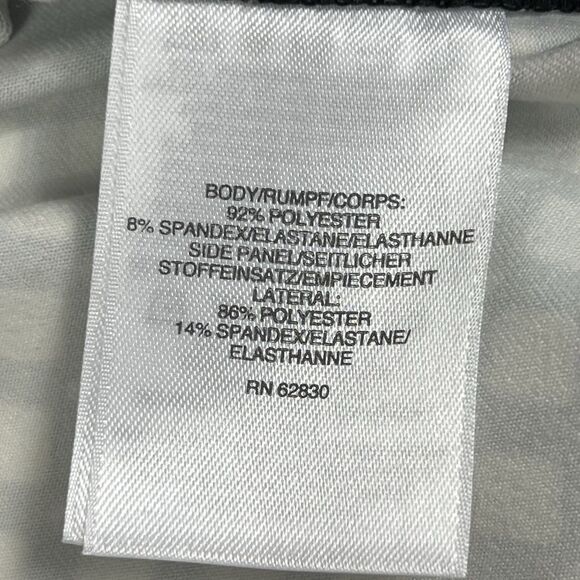 Lands’ End Sport Black White Geo Print 1/4 Zip Active Pullover Women’s Small - Picture 9 of 10